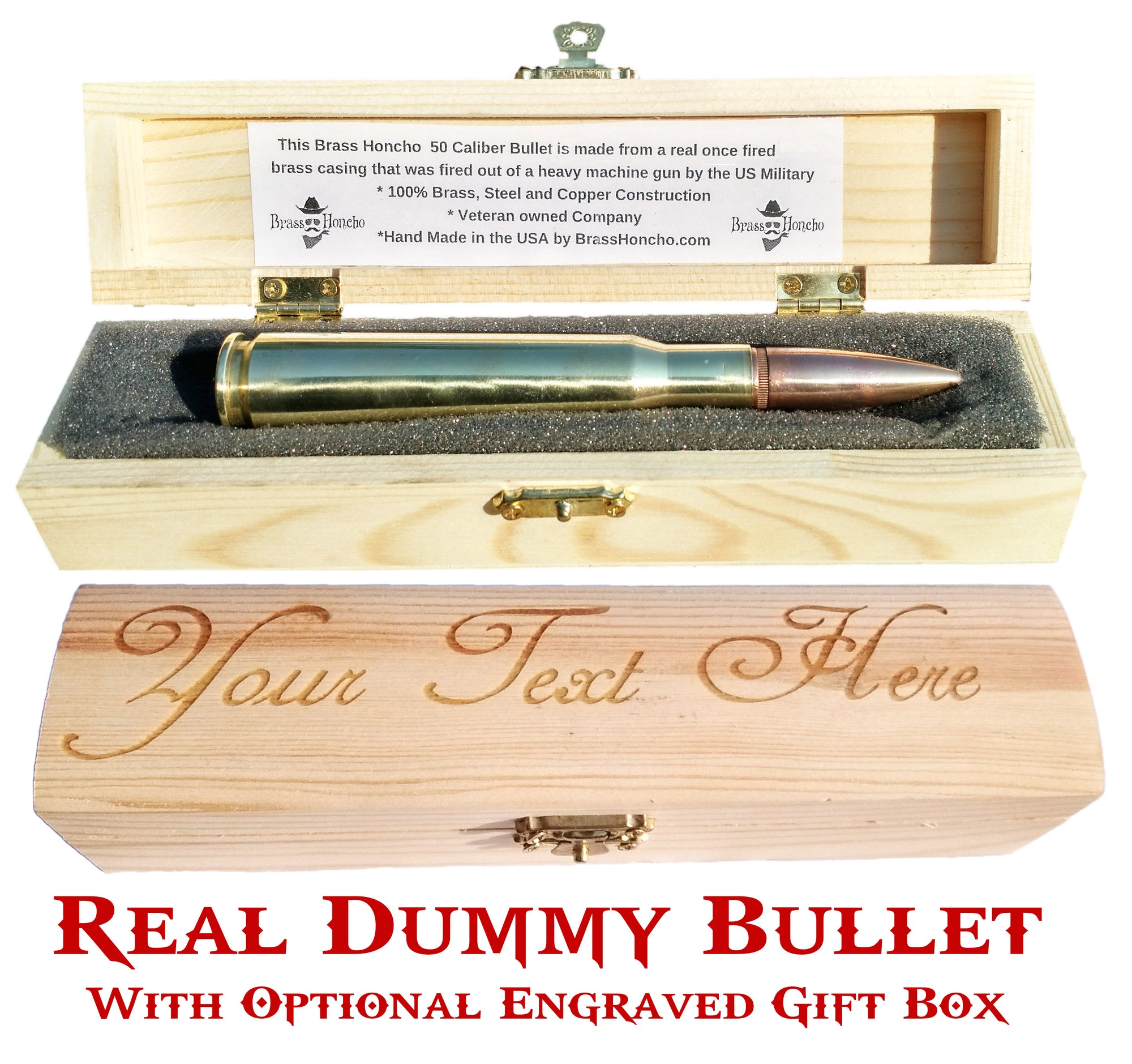 .50 cal Dummy Bullet Desk Ornament