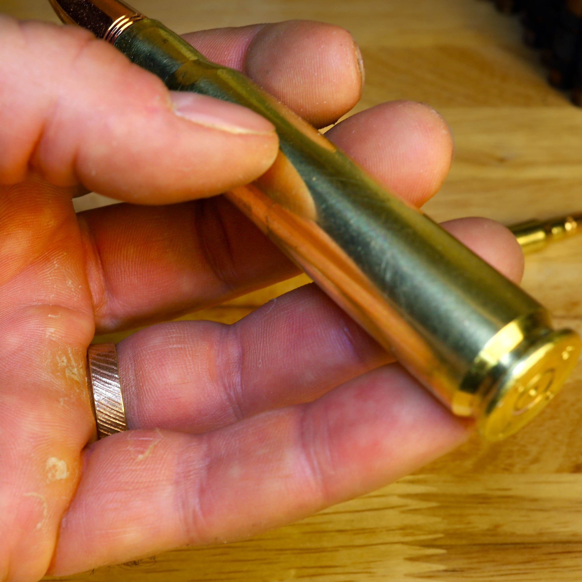 Real Bullet Mens Wedding Band / Ring