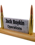 Real Bullet Desk Name Plaque | Personalized Desk Name Plate