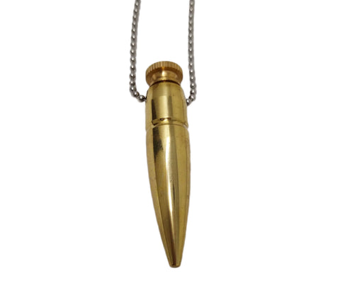 .50 cal Bullet Urn Necklace | 50 CALIBER Real Bullet Jewelry